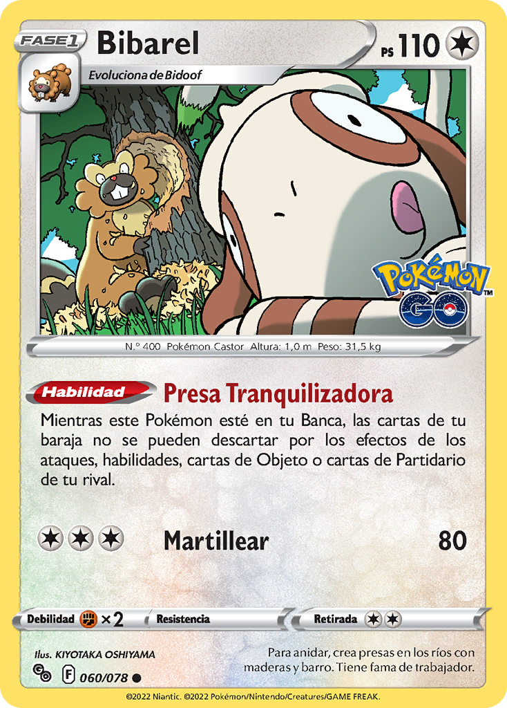 Bibarel (Pokémon GO TCG) WikiDex, la enciclopedia Pokémon