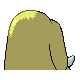 Imagen posterior de Piloswine variocolor macho en Pokémon Diamante y Pokémon Perla