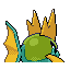 Imagen posterior de Carvanha variocolor en Pokémon Esmeralda
