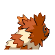 Imagen posterior de Zigzagoon variocolor en Pokémon Platino