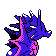 Imagen posterior de Seadra variocolor en Pokémon Cristal