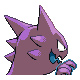 Imagen posterior de Haunter variocolor en Pokémon Platino