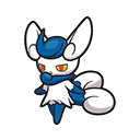 Icono de Meowstic hembra en Pokémon HOME