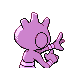 Imagen posterior de Tyrogue en Pokémon Diamante y Pokémon Perla