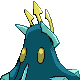 Imagen posterior de Empoleon variocolor en Pokémon Oro HeartGold y Pokémon Plata SoulSilver