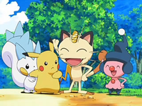 Archivo:EP572 Meowth y Mime Jr. con Pikachu y Pachirisu.png