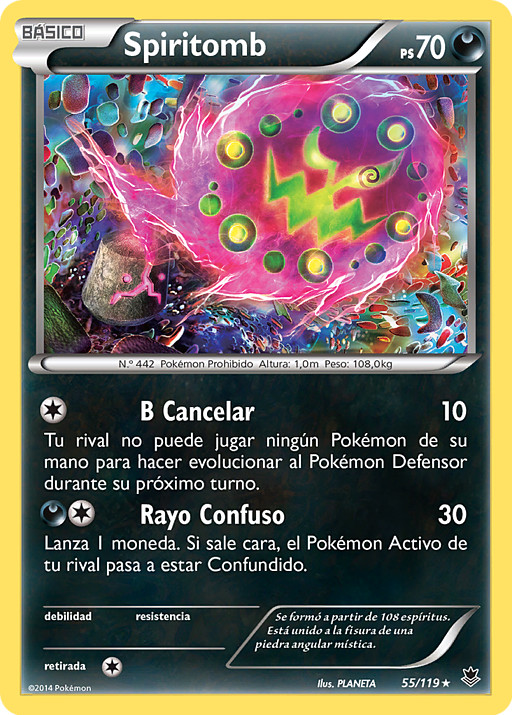 Spiritomb (Fuerzas Fantasmales TCG) - WikiDex, la enciclopedia Pokémon