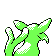 Imagen posterior de Espeon variocolor en Pokémon Cristal