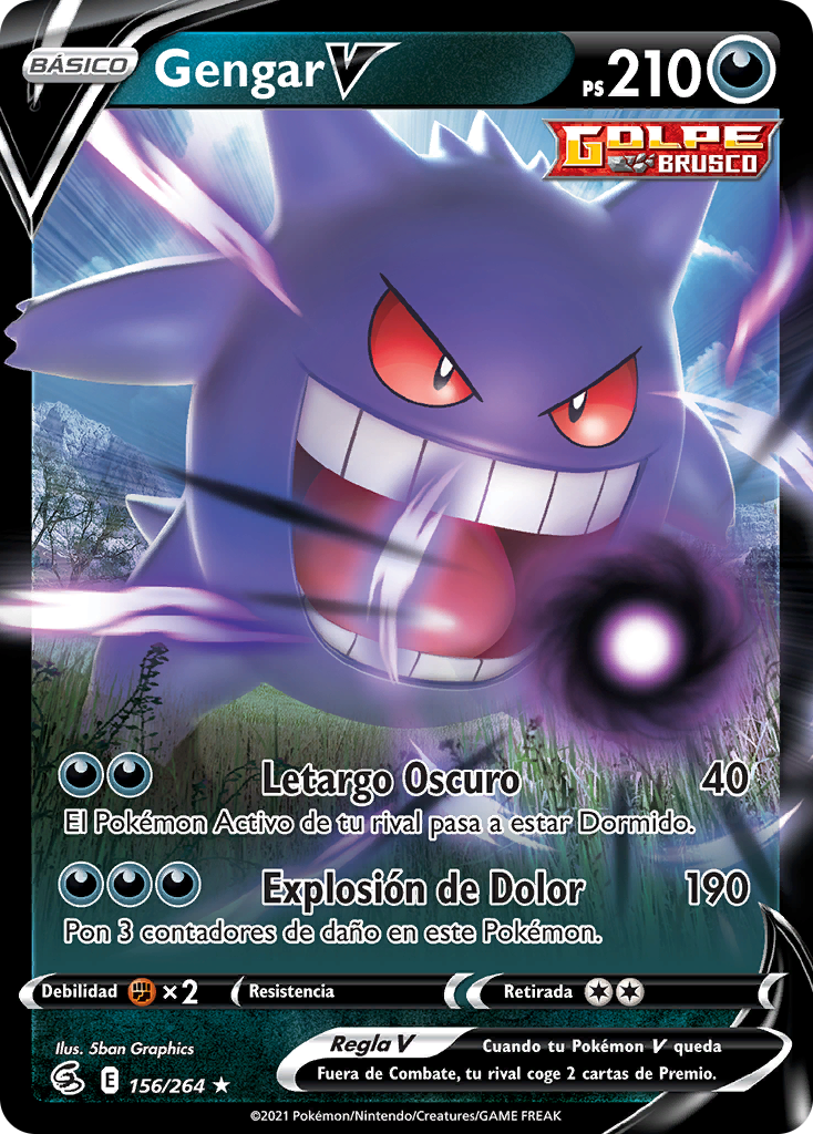 Gengar V Golpe Fusi n TCG WikiDex La Enciclopedia Pok mon