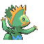 Imagen posterior de Kecleon variocolor en Pokémon Rojo Fuego y Pokémon Verde Hoja