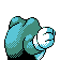 Imagen posterior de Poliwrath variocolor en Pokémon Cristal