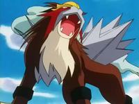 Entei usando rugido