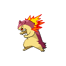 Imagen de Typhlosion variocolor en Pokémon Oro HeartGold y Pokémon Plata SoulSilver
