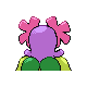 Imagen posterior de Bellossom variocolor en Pokémon Diamante y Pokémon Perla