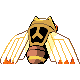 Imagen posterior de Ninjask variocolor en Pokémon Platino