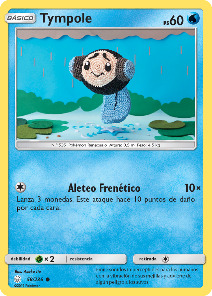 Tympole (Eclipse Cósmico TCG) - WikiDex, la enciclopedia Pokémon