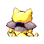 Imagen posterior de Abra variocolor en Pokémon Esmeralda