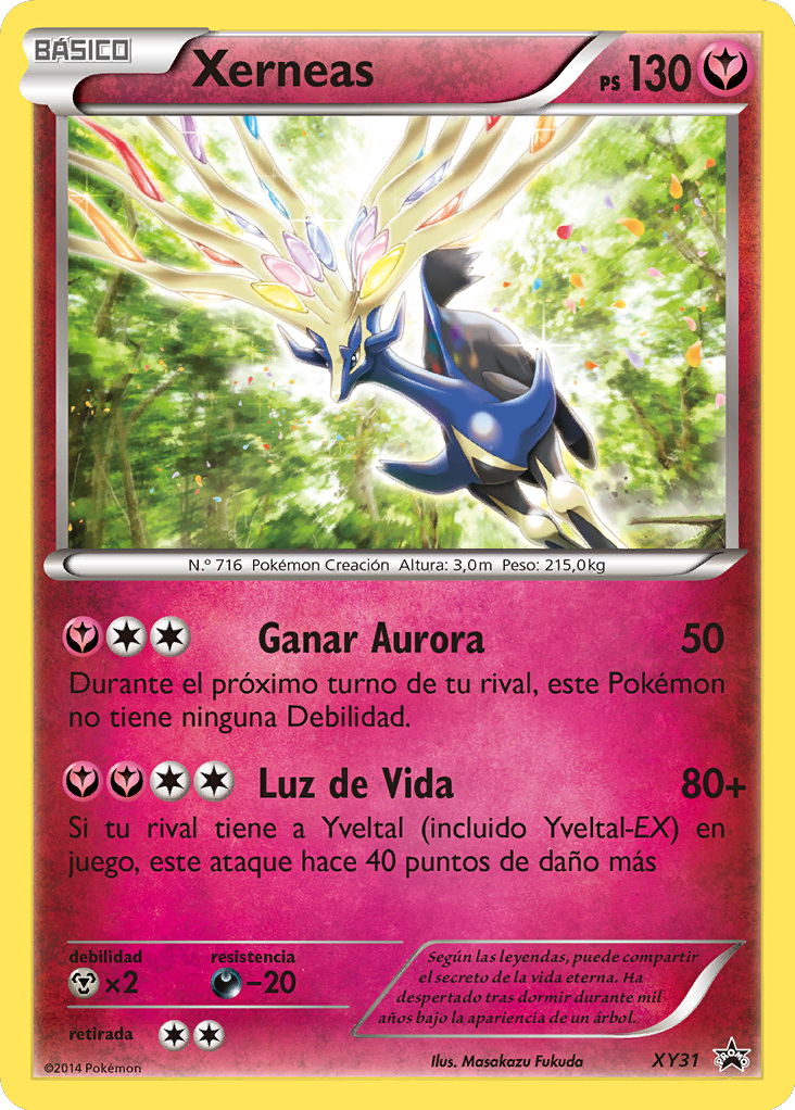 Xerneas (XY Promo 31 TCG) WikiDex, la enciclopedia Pokémon
