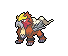 Icono de Entei en Pokémon Espada y Pokémon Escudo