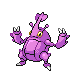 Imagen de Heracross variocolor hembra en Pokémon Diamante y Pokémon Perla