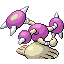 Imagen posterior de Hitmontop variocolor en Pokémon Esmeralda