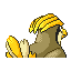 Imagen posterior de Pidgeotto variocolor en Pokémon Rojo Fuego y Pokémon Verde Hoja
