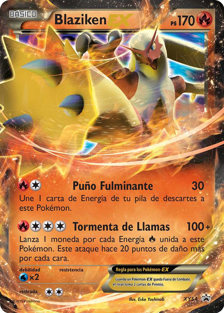 Blaziken-EX (XY Promo 54 TCG) - WikiDex, la enciclopedia Pokémon