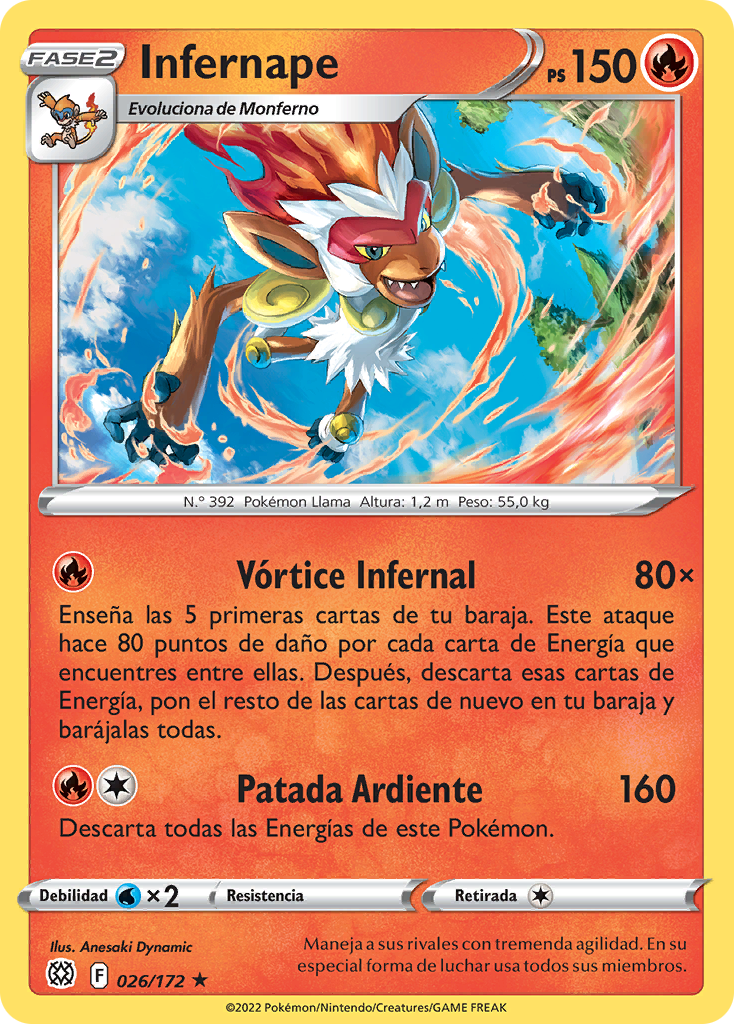 Infernape Astros Brillantes TCG WikiDex La Enciclopedia Pok mon