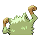 Imagen posterior de Mankey variocolor en Pokémon Oro HeartGold y Pokémon Plata SoulSilver