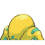 Imagen posterior de Deoxys defensa variocolor en Pokémon Verde Hoja