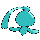 Imagen posterior de Phione variocolor en Pokémon Diamante y Pokémon Perla
