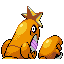 Imagen posterior de Crawdaunt variocolor en Pokémon Esmeralda