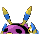 Imagen posterior de Ariados variocolor en Pokémon Platino