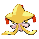 Imagen posterior de Jirachi variocolor en Pokémon Platino