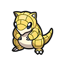 Icono de Sandshrew en Pokémon HOME