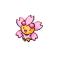 Imagen de Cherrim soleado variocolor en Pokémon Diamante y Pokémon Perla