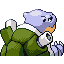 Imagen posterior de Blastoise variocolor en Pokémon Esmeralda