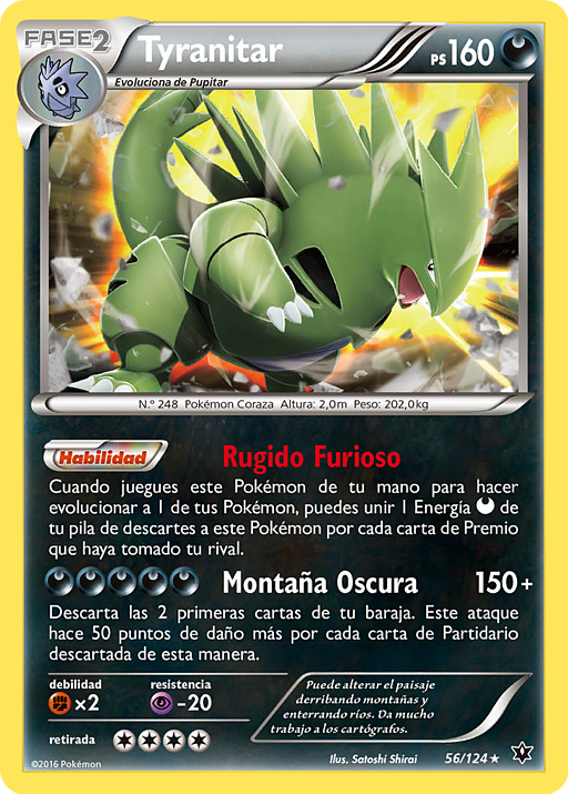 Carta Pokemon Tyranitar Sombrio Ex Retirno Equipe Rocket