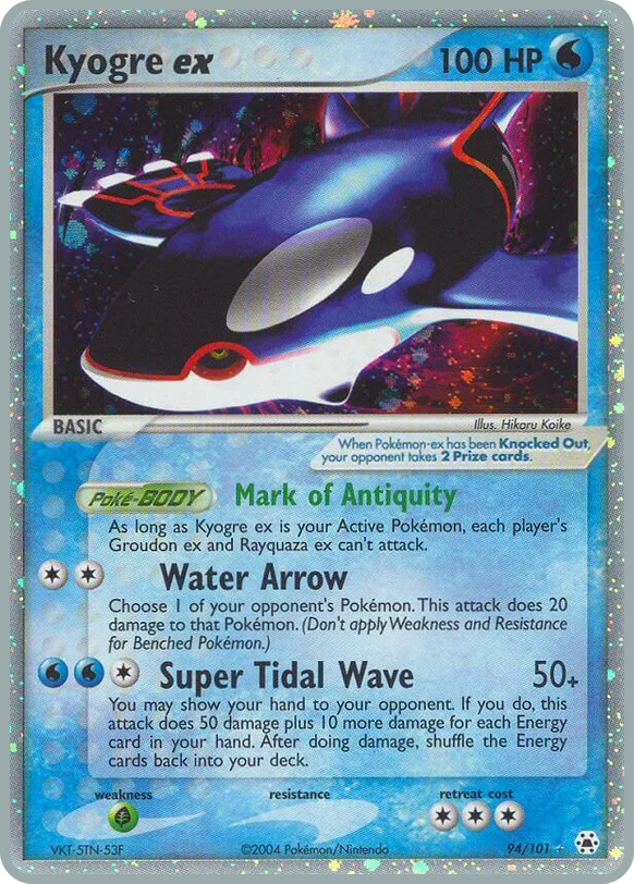 Pokemon Kyogre EX 1 shops