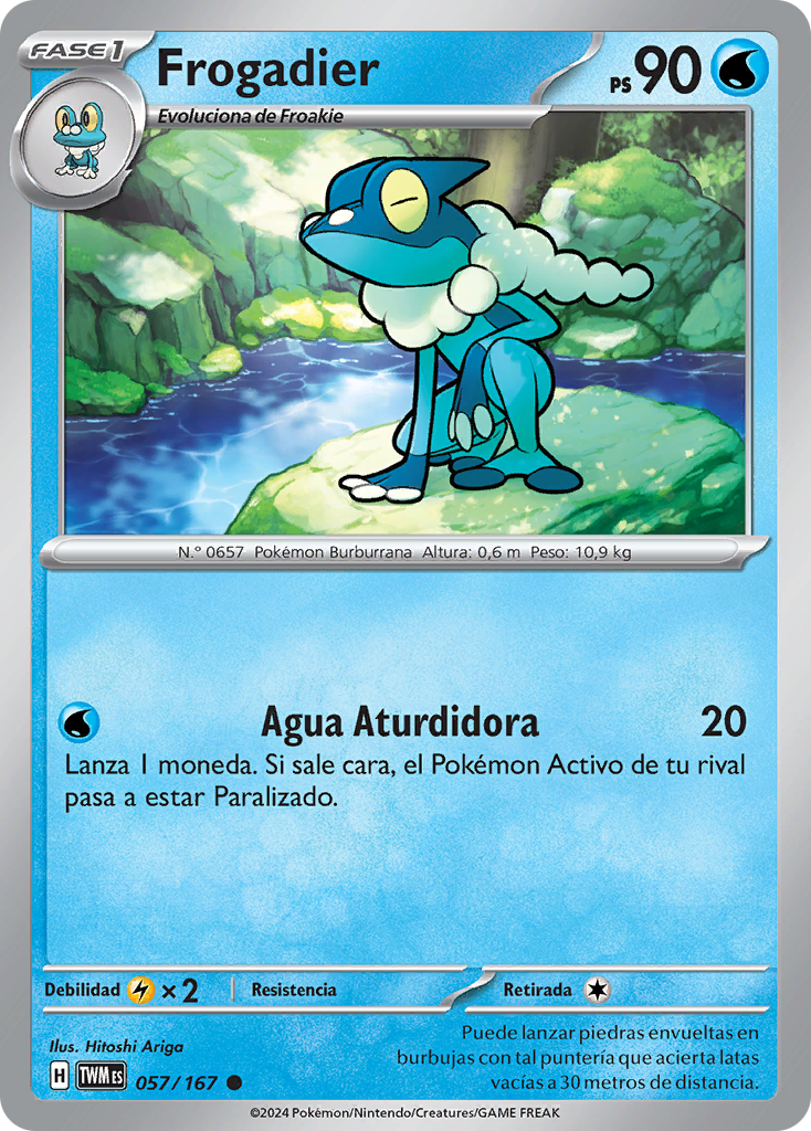 Frogadier (Mascarada Crepuscular TCG) - WikiDex, la enciclopedia Pokémon