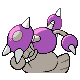 Imagen posterior de Hitmontop variocolor en Pokémon Platino