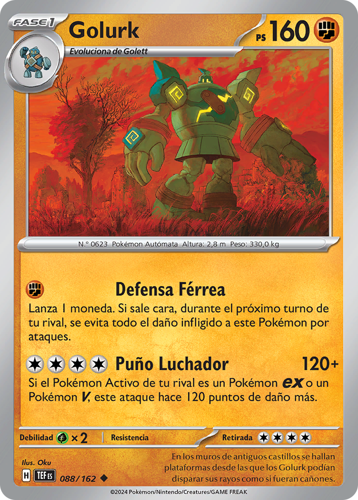 Golurk (Fuerzas Temporales TCG) - WikiDex, la enciclopedia Pokémon