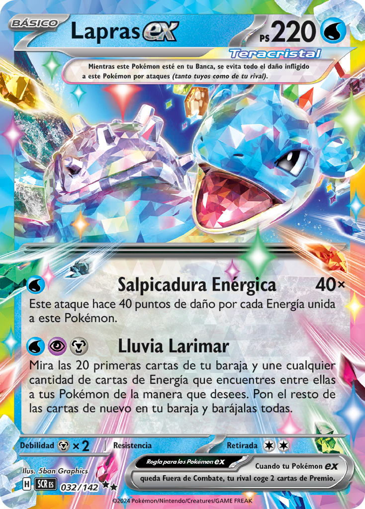 Lapras ex (Corona Astral TCG) - WikiDex, la enciclopedia Pokémon