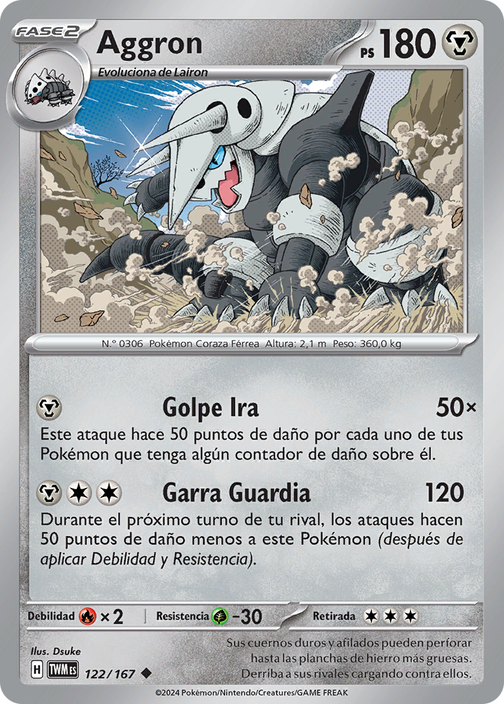 Aggron (Mascarada Crepuscular TCG) - WikiDex, la enciclopedia Pokémon