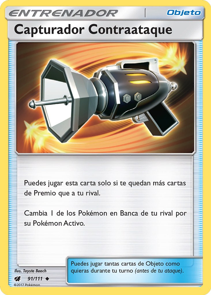 Capturador Contraataque (tcg) - Wikidex, La Enciclopedia Pokémon