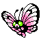 Imagen de Butterfree variocolor en Pokémon Plata