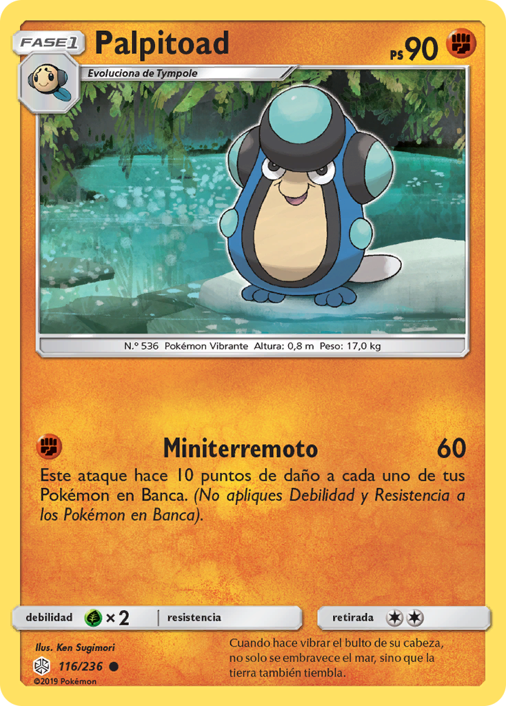 Palpitoad (Eclipse Cósmico TCG) - WikiDex, la enciclopedia Pokémon