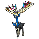 Icono de Xerneas forma activa en Pokémon HOME