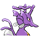 Imagen posterior de Kingdra variocolor en Pokémon Oro HeartGold y Pokémon Plata SoulSilver
