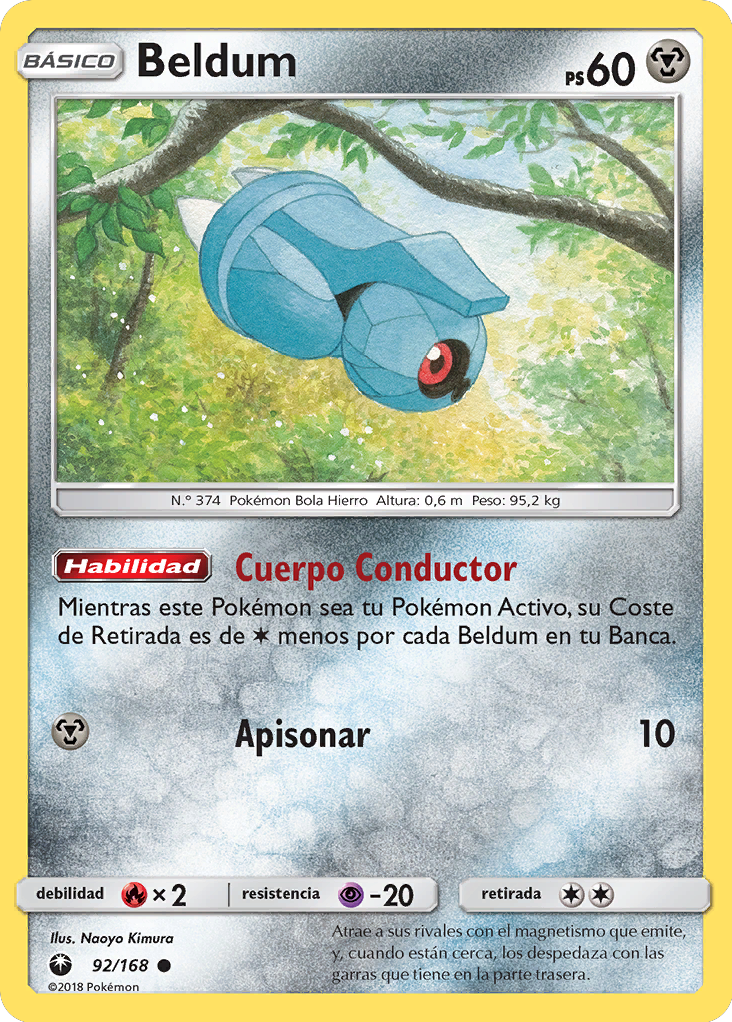 Beldum (Tormenta Celestial 92 TCG) - WikiDex, la enciclopedia Pokémon